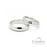 Luxusní snubní prsteny SP023