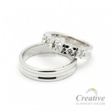 Luxusní snubní prsteny s brilianty SP029