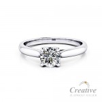 Luxusní zásnubní prsten s diamantem ZSP134