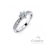 Luxusní prsten s diamanty