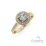 Luxusní prsten s diamanty